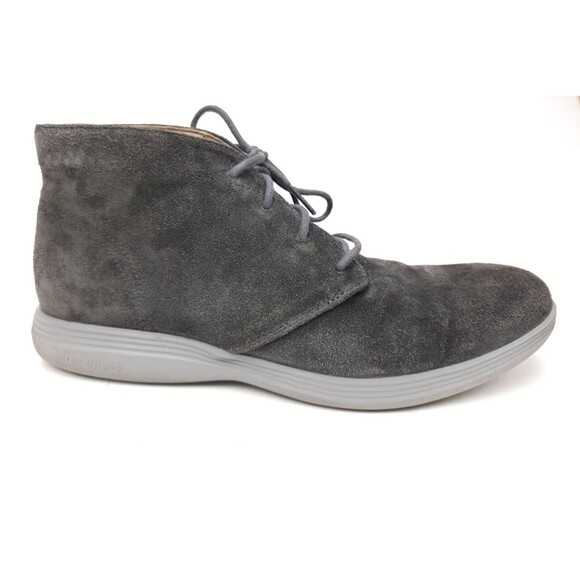 Cole Haan Grand.OS Tour Mens Size 9 M Gray Suede Chukka Ankle Boots C26184 main image 9